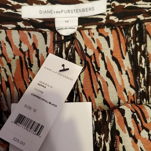 Diane Von Furstenberg Gemma Pleated Skirt 12 - Picture 6 of 12
